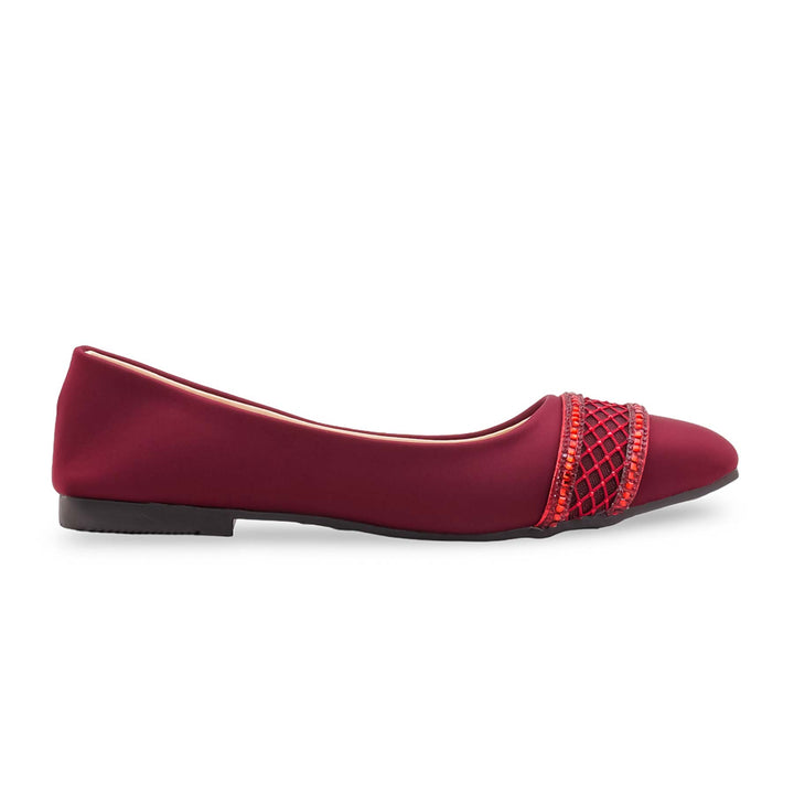 Maroon Pumps For Ladies WN1455