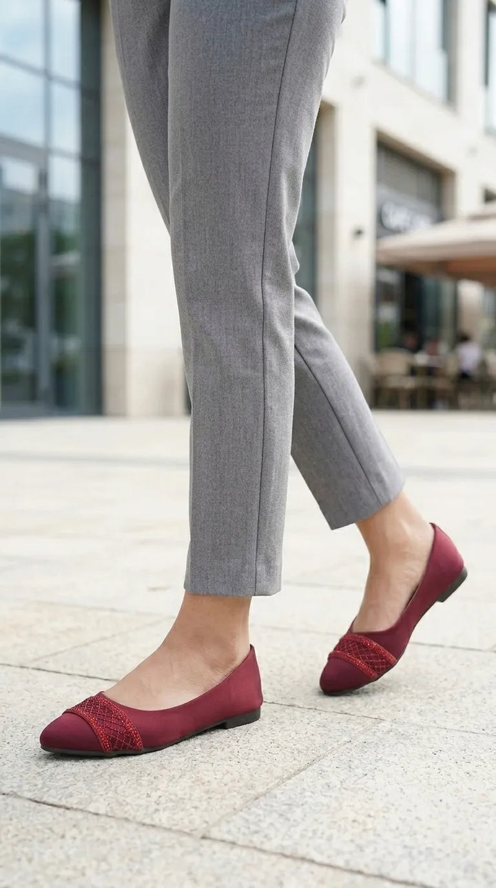 Maroon Pumps For Ladies WN1455