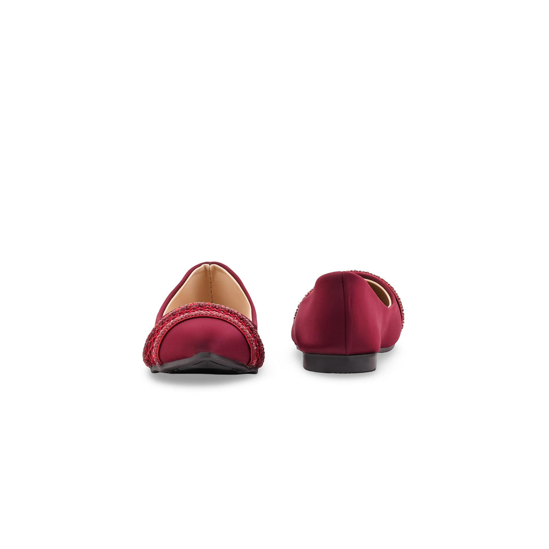 Maroon Pumps For Ladies WN1455