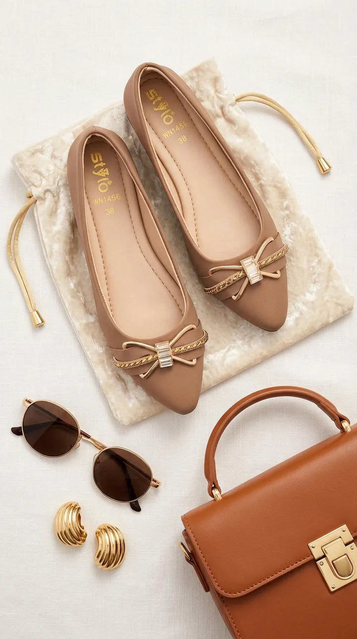 Beige Pumps For Women WN1456