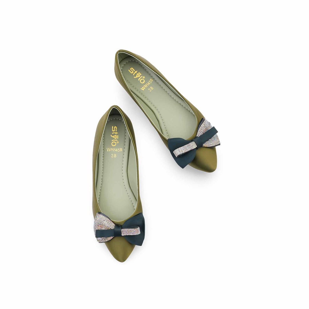 Green Pumps For Ladies WN1458