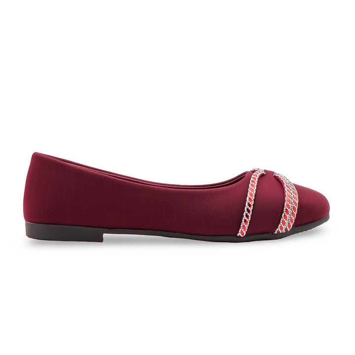 Maroon Pumps For Ladies WN1463