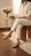 Beige Pumps For Ladies WN1465