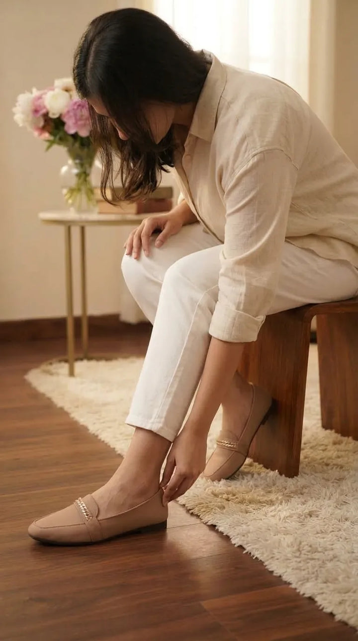 Beige Pumps For Ladies WN1465