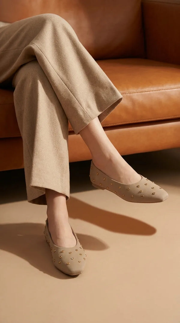 Beige Pumps For Ladies WN1468