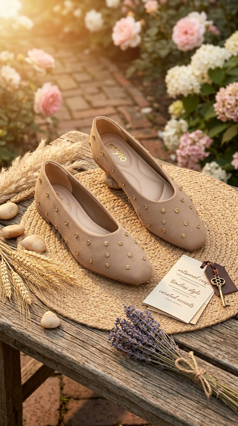 Beige Pumps For Ladies WN1468