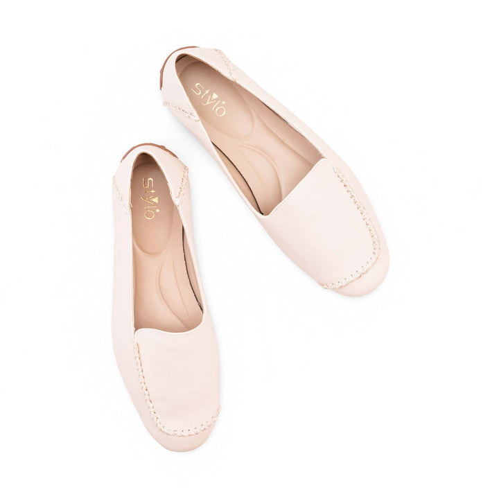 Cream Pumps For Women WN1474