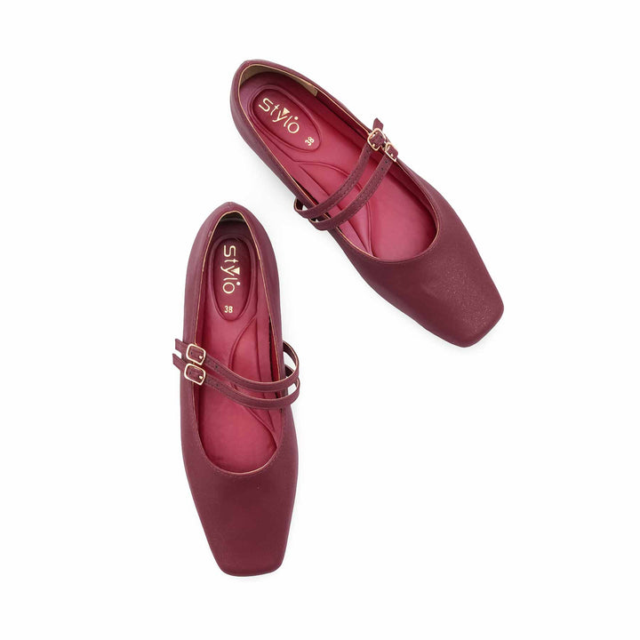 Maroon Pumps For Ladies WN1488