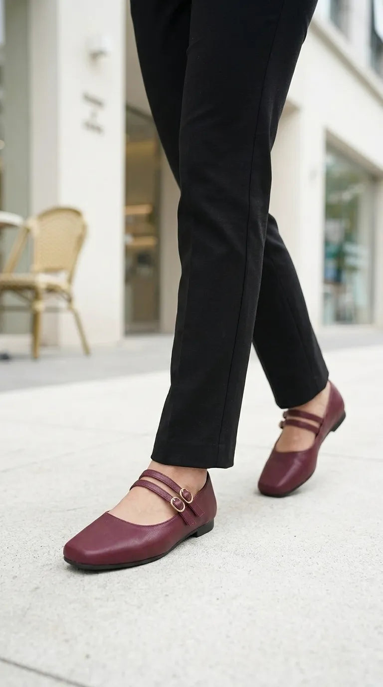 Maroon Pumps For Ladies WN1488