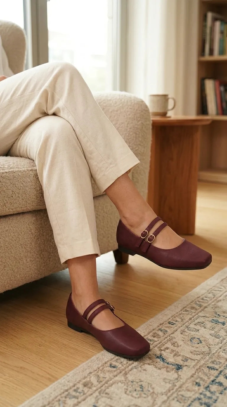 Maroon Pumps For Ladies WN1488