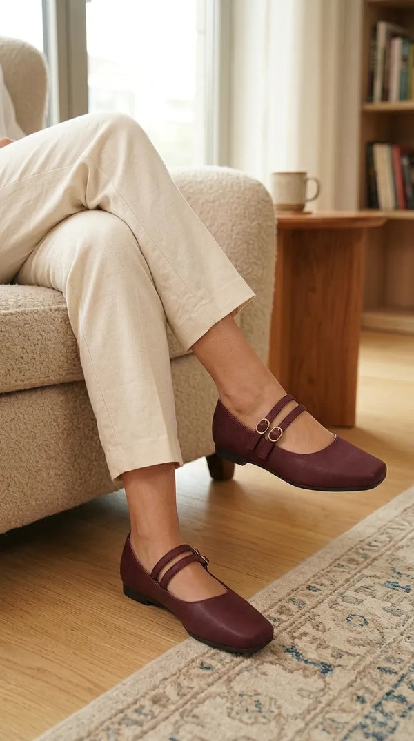 Maroon Pumps For Ladies WN1488