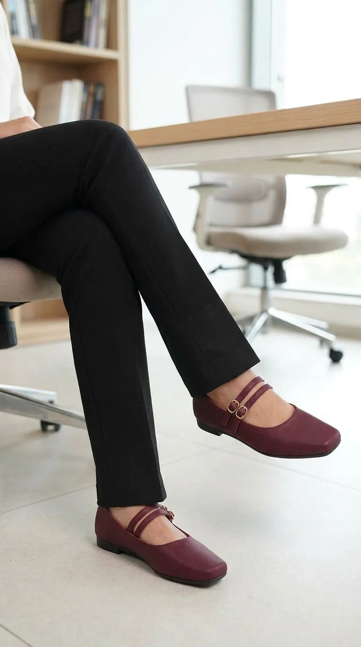 Maroon Pumps For Ladies WN1488