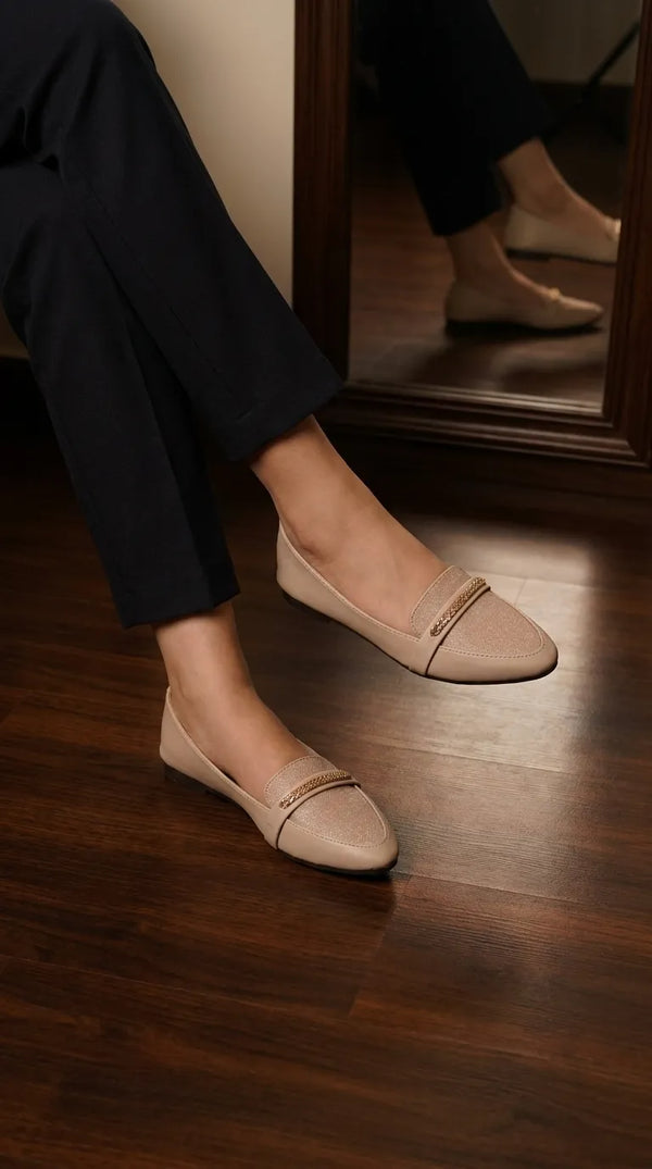 Beige Pumps For Ladies WN1498
