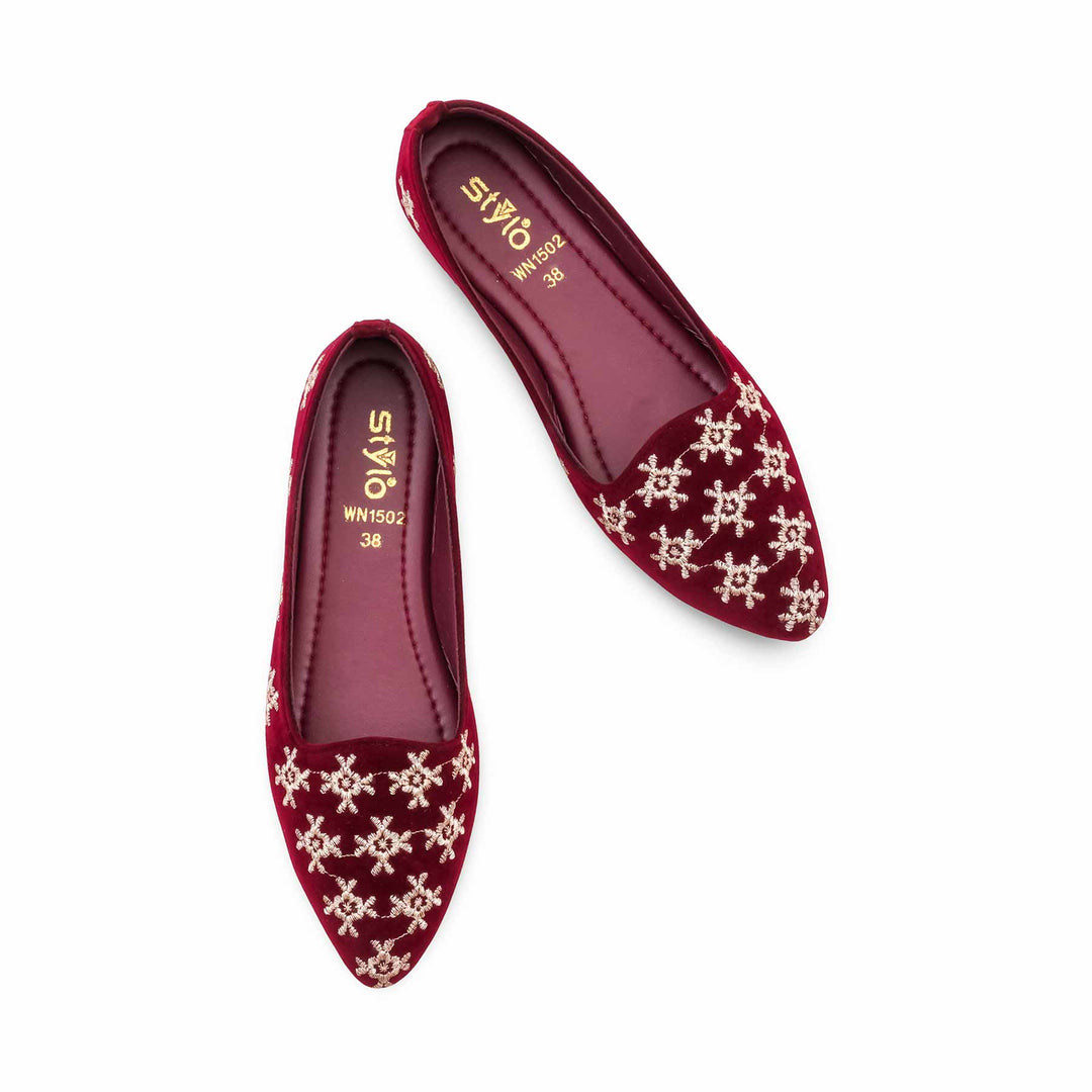 Maroon Pumps For Women WN1502
