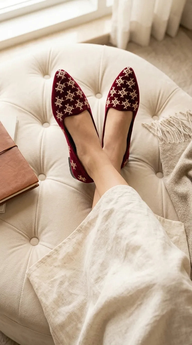 Maroon Pumps For Women WN1502