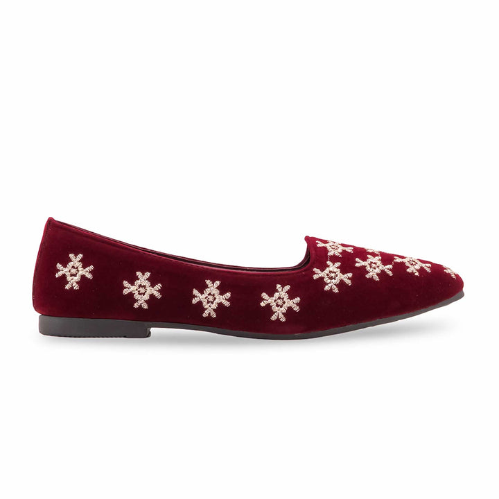 Maroon Pumps For Women WN1502