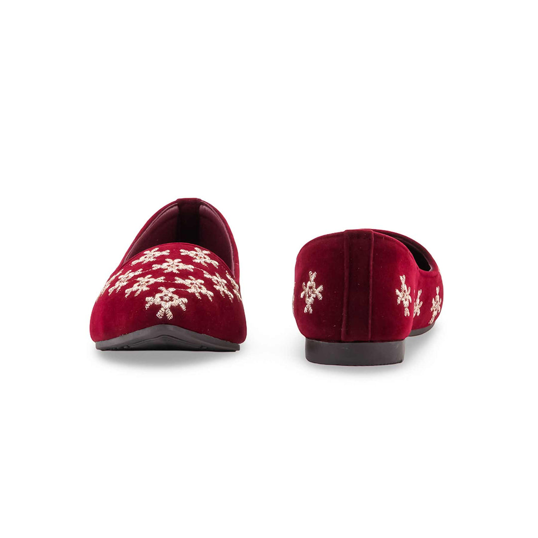 Maroon Pumps For Women WN1502