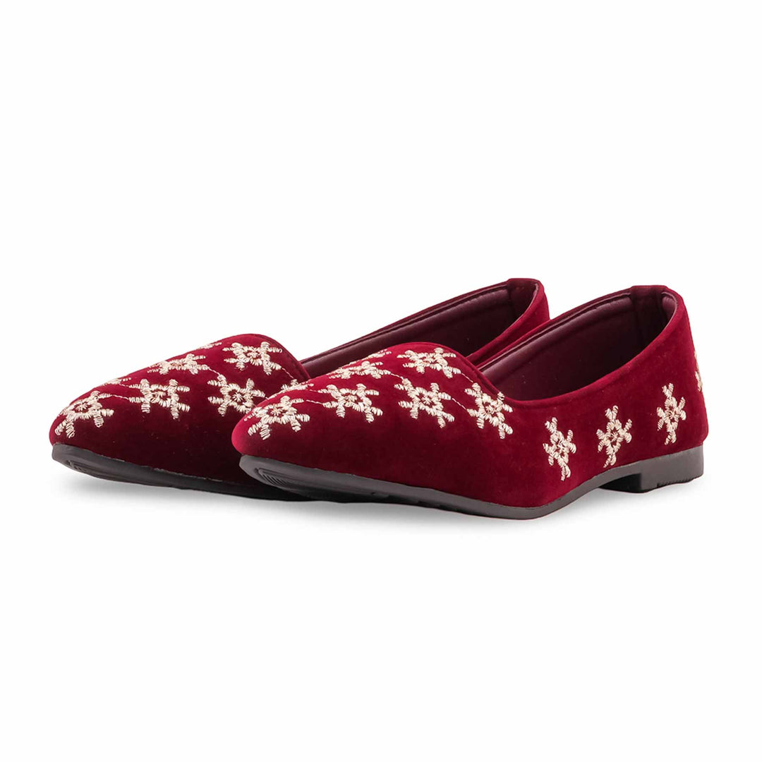 Maroon Pumps For Women WN1502