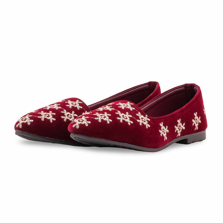 Maroon Pumps For Women WN1502