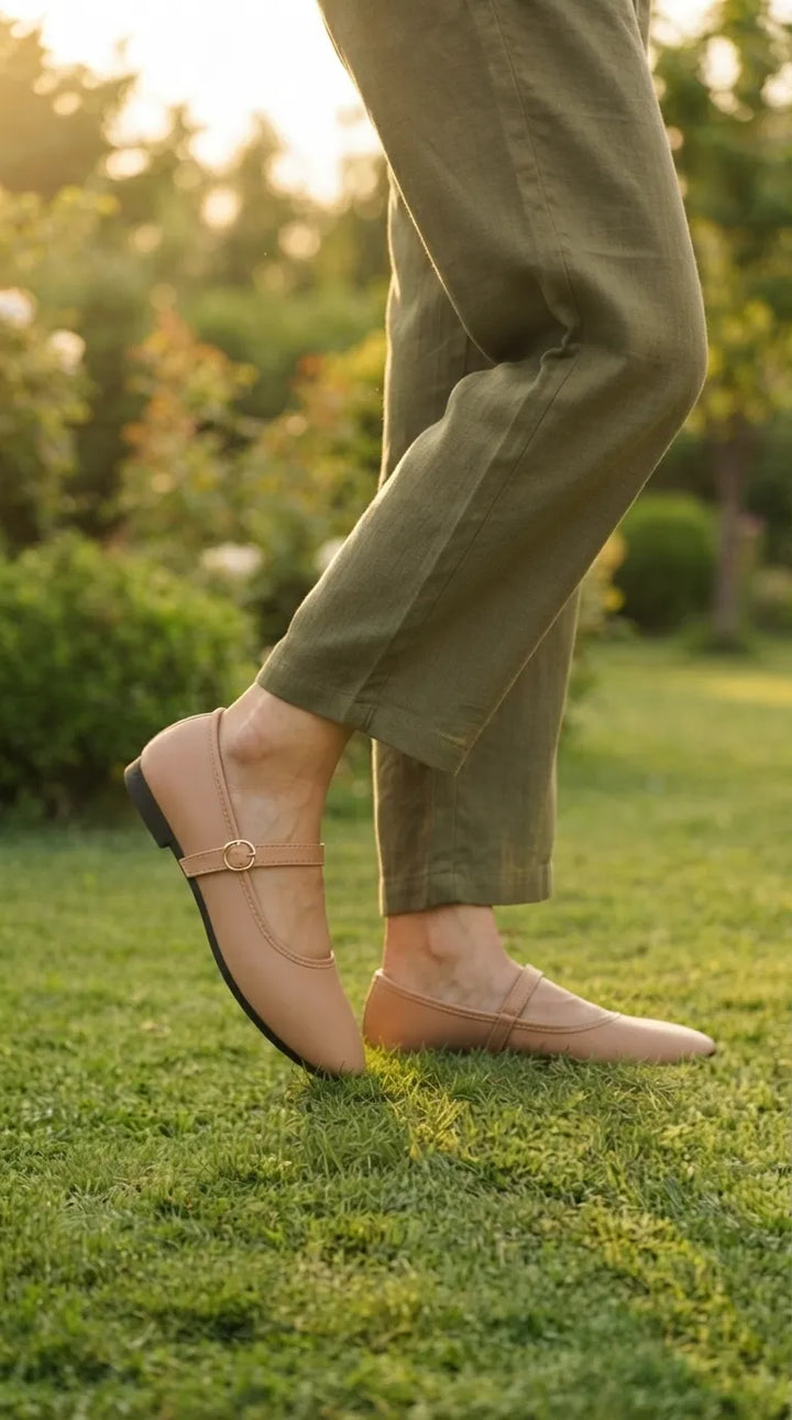 Beige Pumps For Ladies WN1522