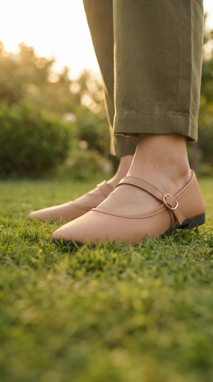 Beige Pumps For Ladies WN1522