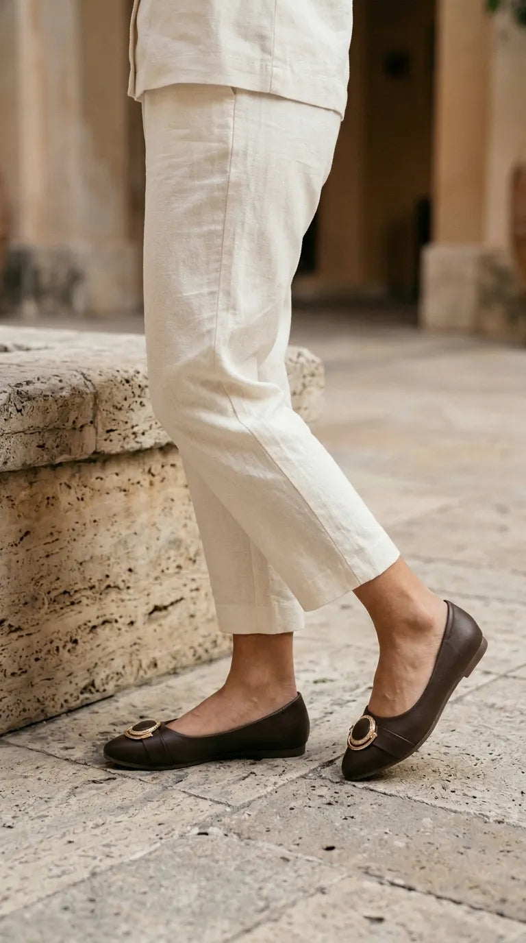 Brown Pumps For Ladies WN1542
