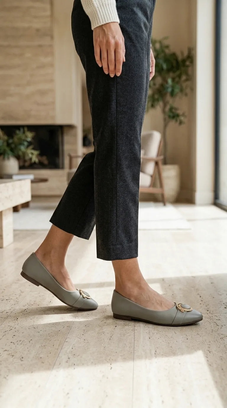 Grey Pumps For Ladies WN1542