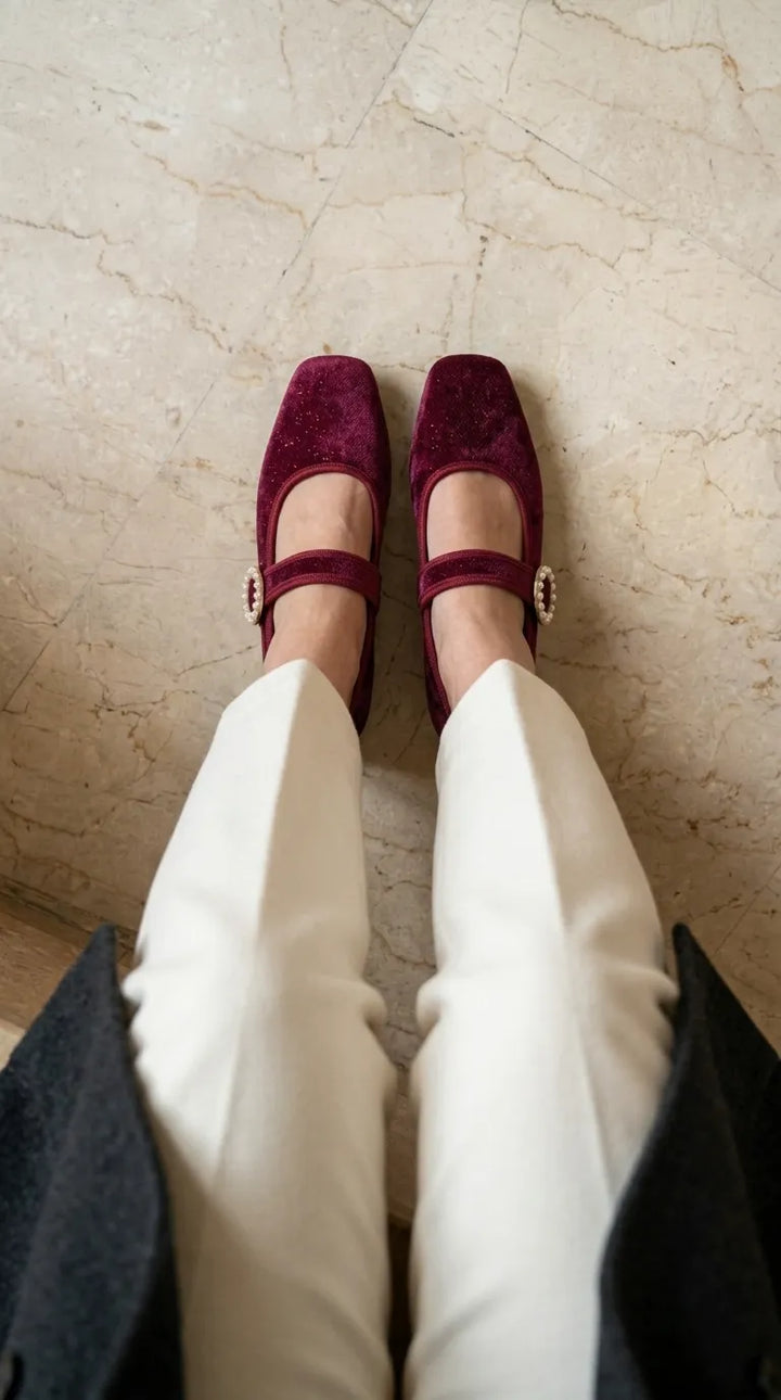 Maroon Pumps For Ladies WN1560