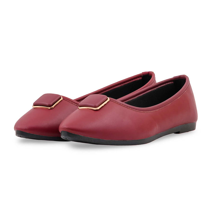 Maroon Pumps For Ladies WN1568