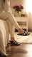 Black Casual Slipper For Women WN3047