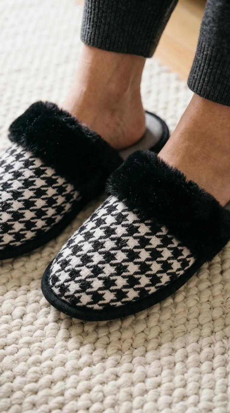 Black Casual Slipper For Ladies WN3052