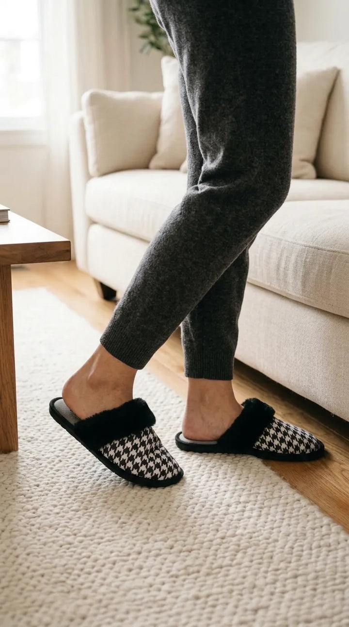 Black Casual Slipper For Ladies WN3052