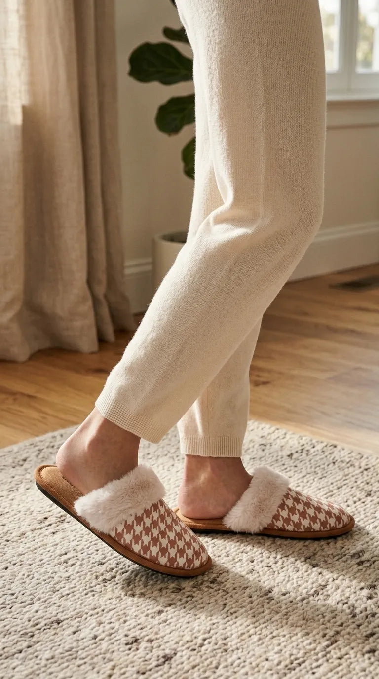 Brown Casual Slipper For Ladies WN3052
