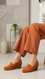 Tan Winter Moccasin For Ladies WN4429