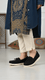 Black Women Moccasin WN4486