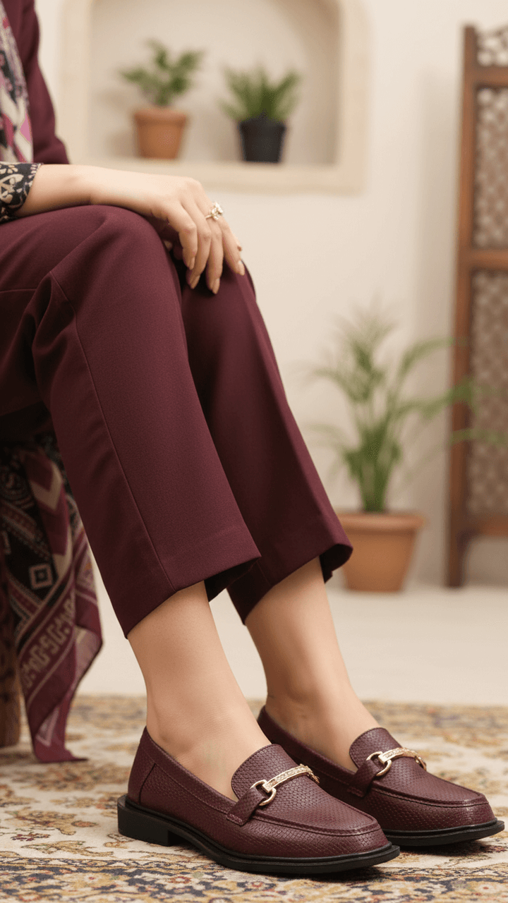 Maroon Moccasin WN4499