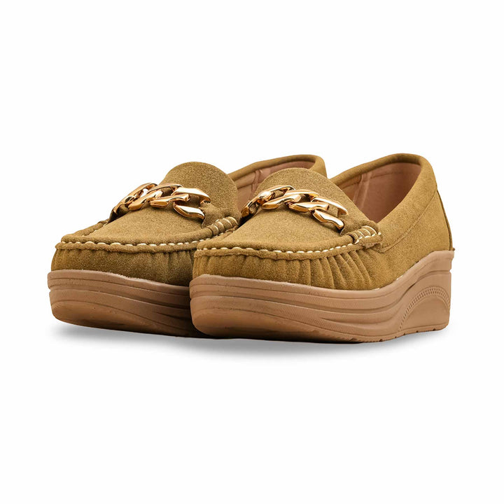 Brown Moccasin For Women WN4500