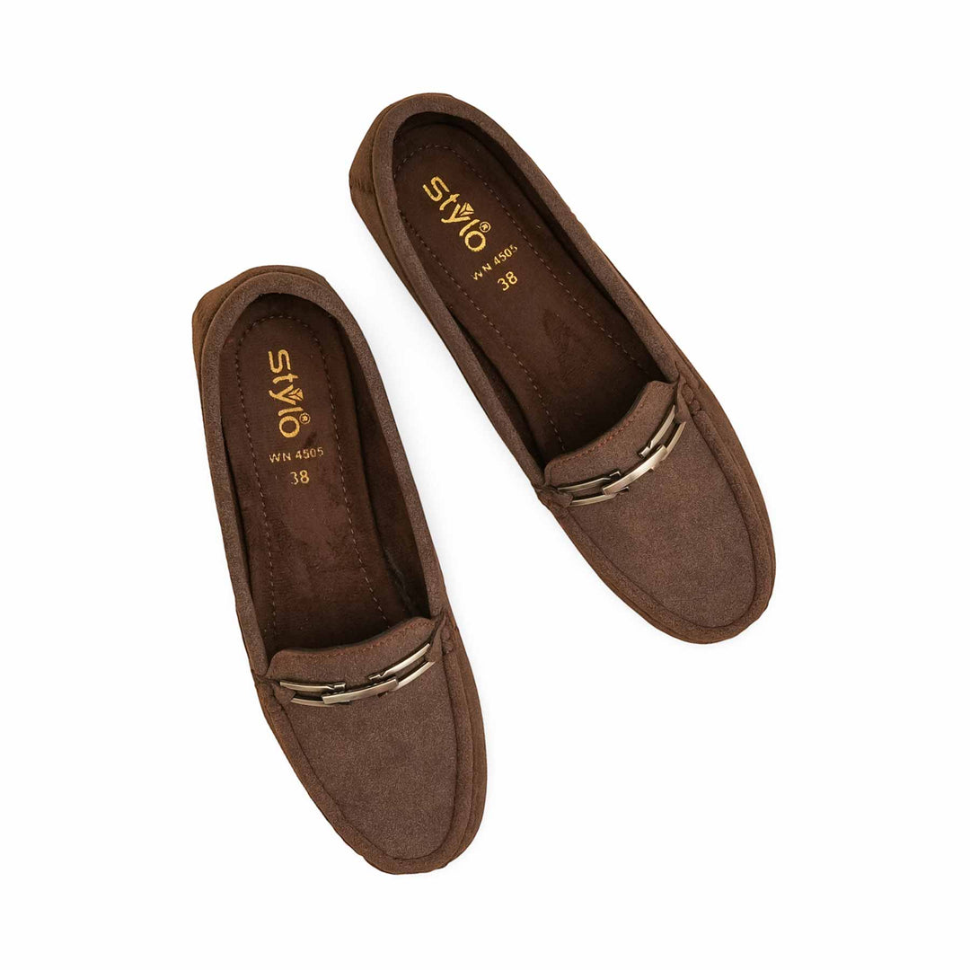 Brown Moccasin For Women WN4505