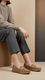 Brown Moccasin For Women WN4516