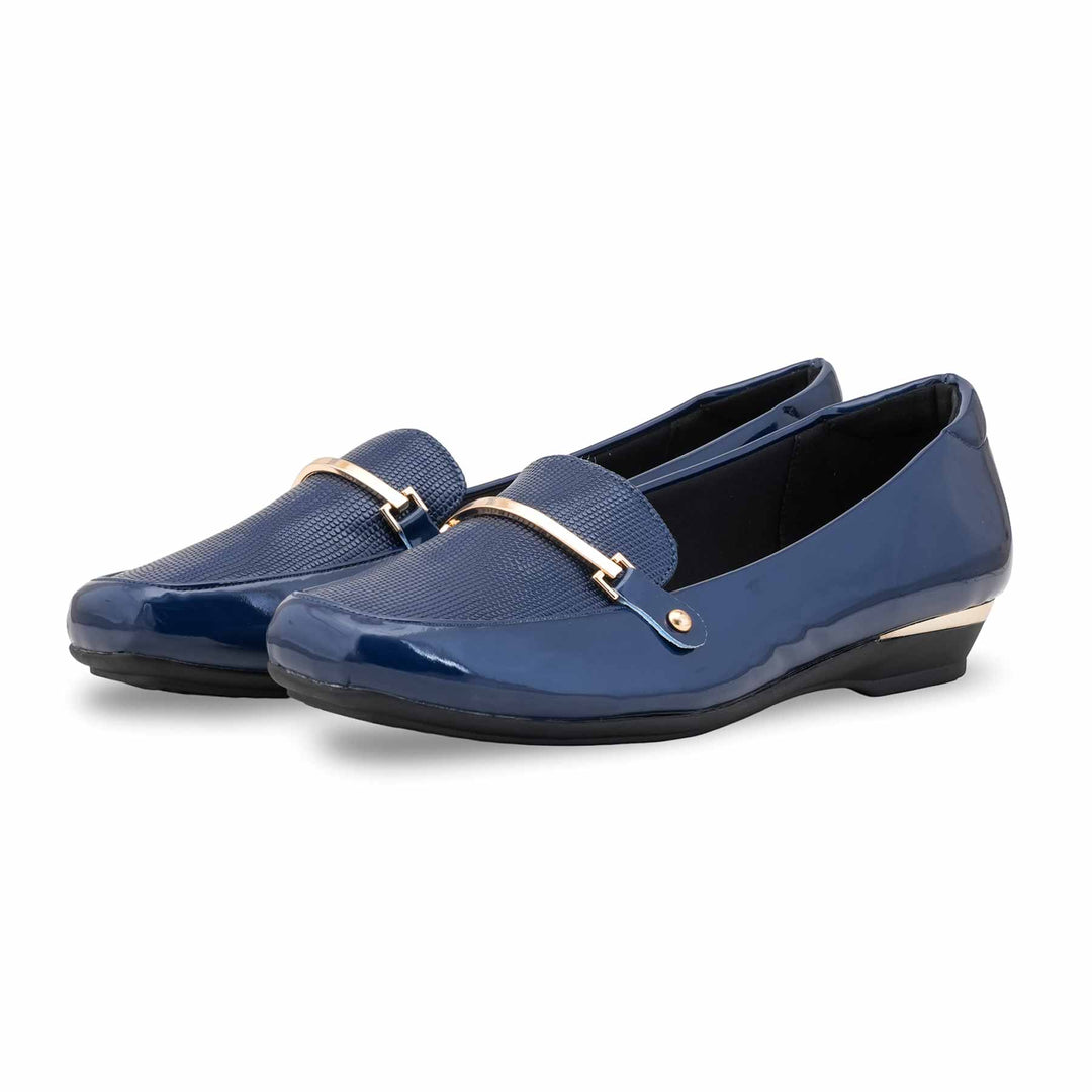 Navy Moccasin For Ladies WN4519