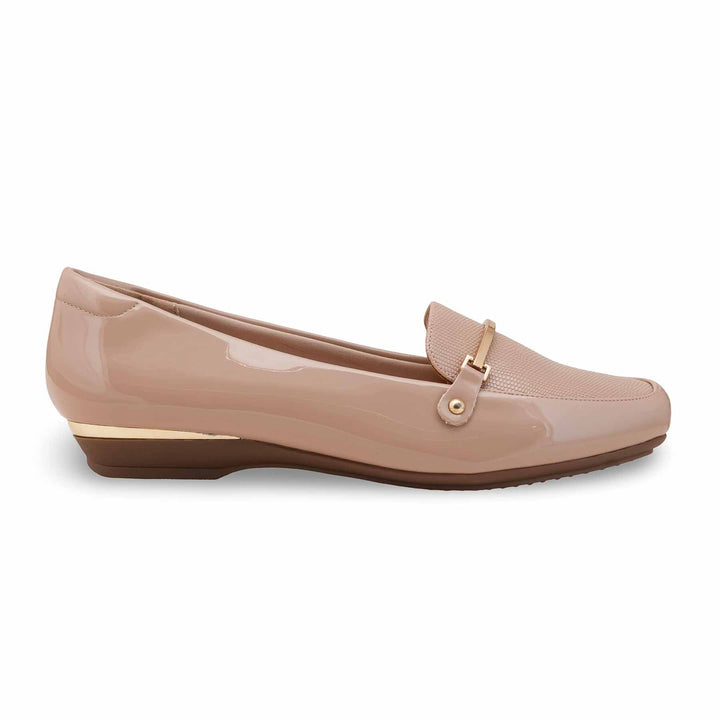 Beige Moccasin For Ladies WN4519