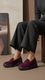 Maroon Moccasin For Ladies WN4527