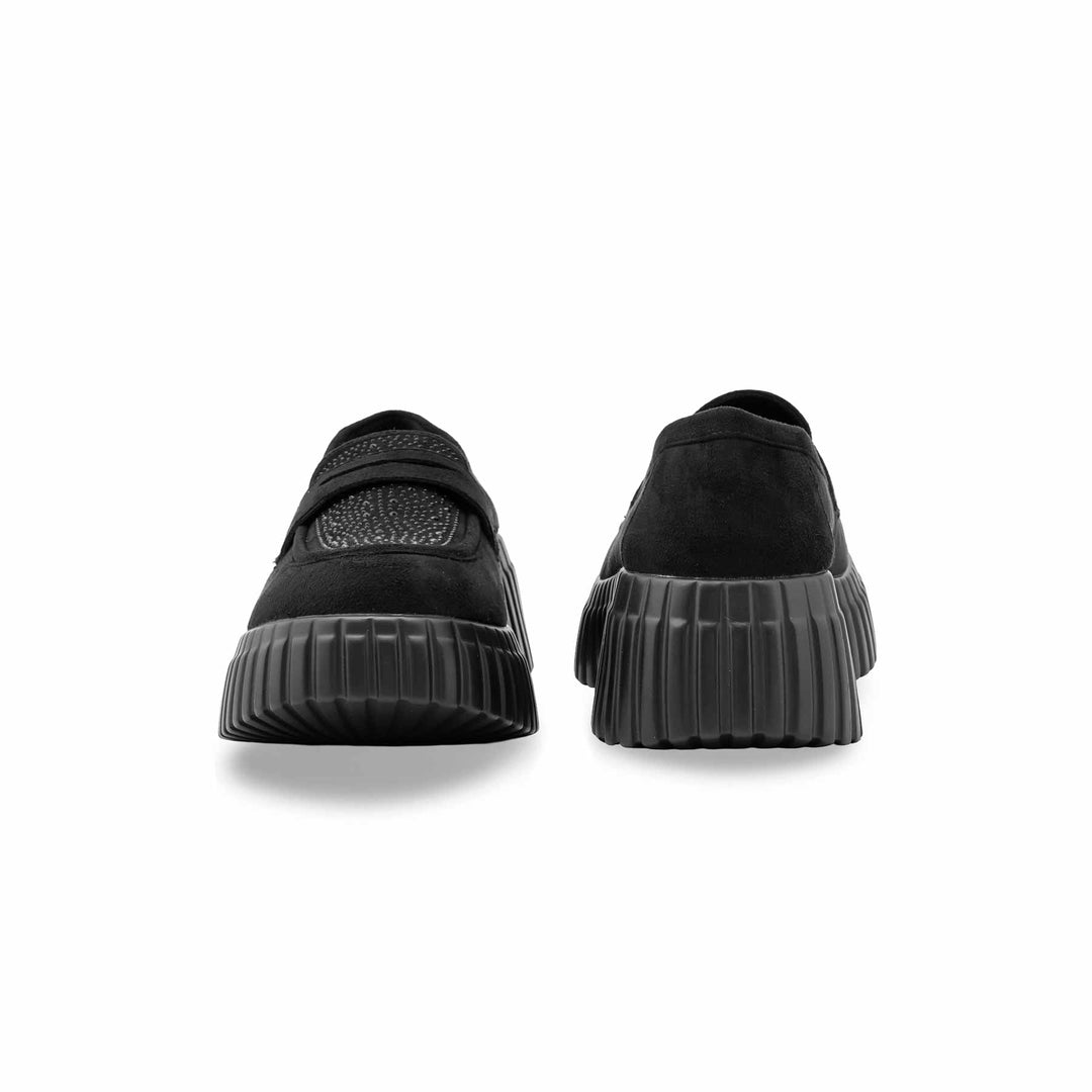 Black Moccasin For Ladies WN4527