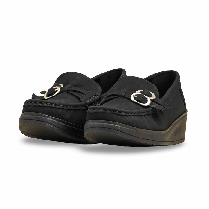 Black Moccasin For Ladies WN4530