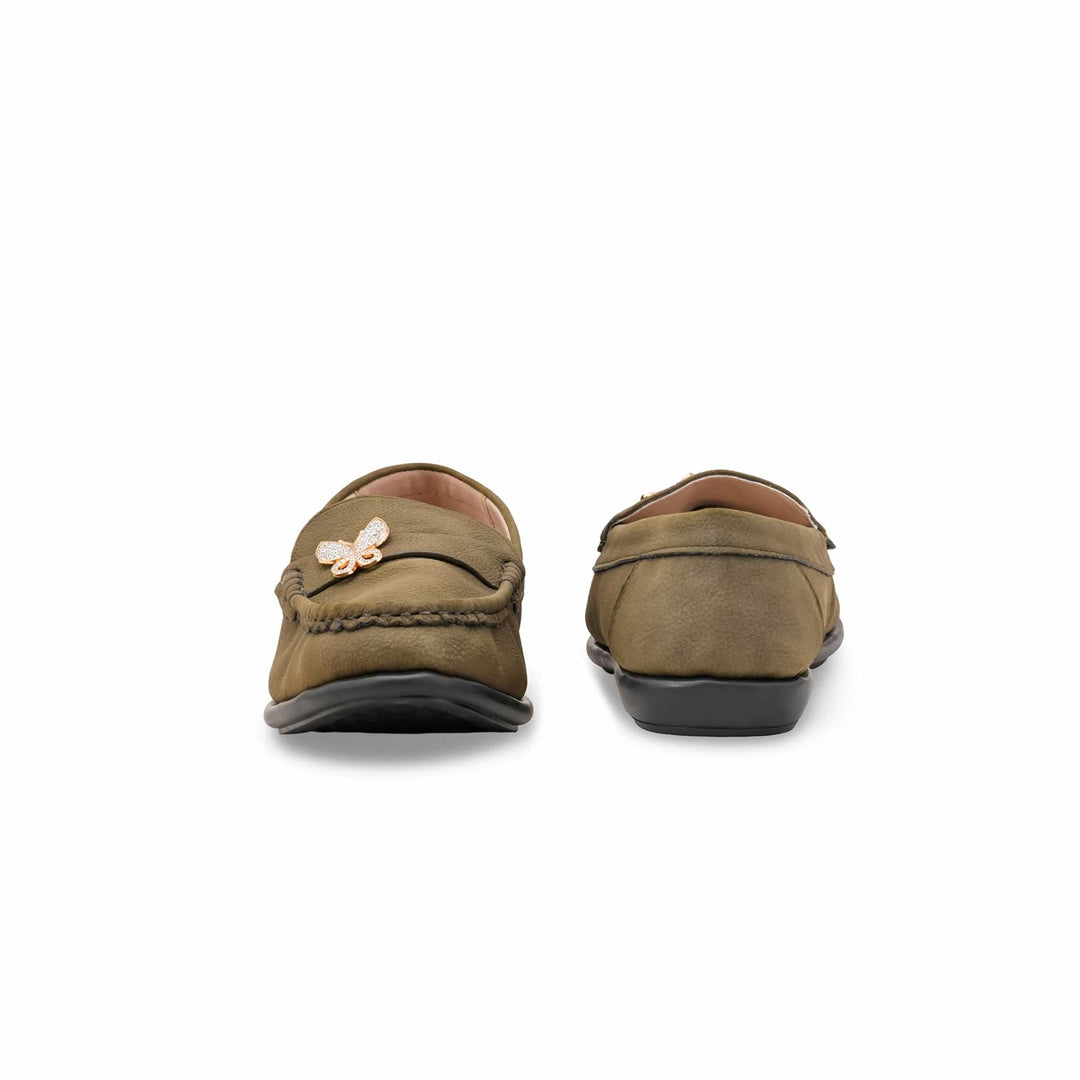 Olive Women Moccasin WN4548