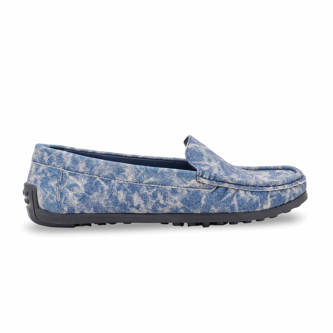 Blue Winter Moccasin For Ladies WN4549