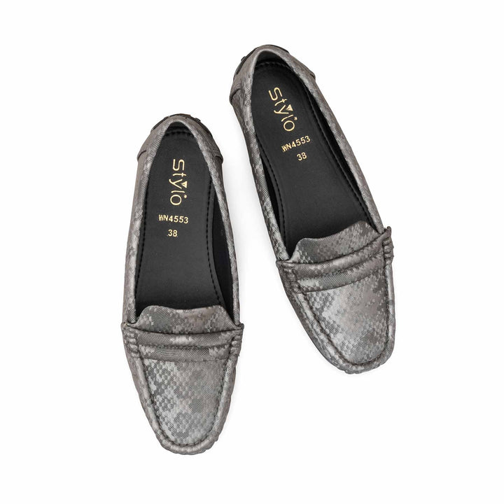 Grey Women Moccasin WN4553