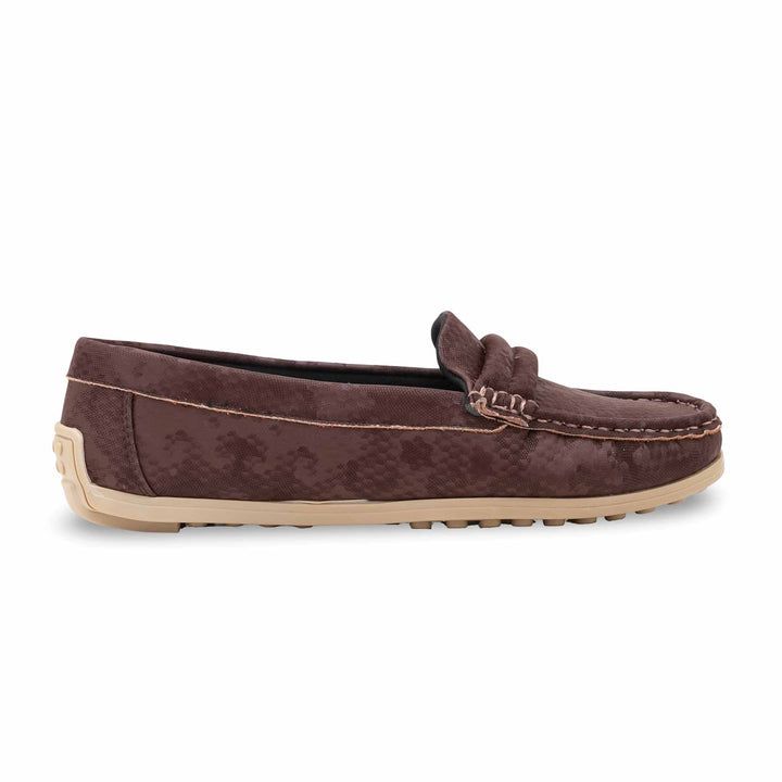 Coffee Winter Moccasin For Ladies WN4553