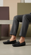 Black Women Moccasin WN4554