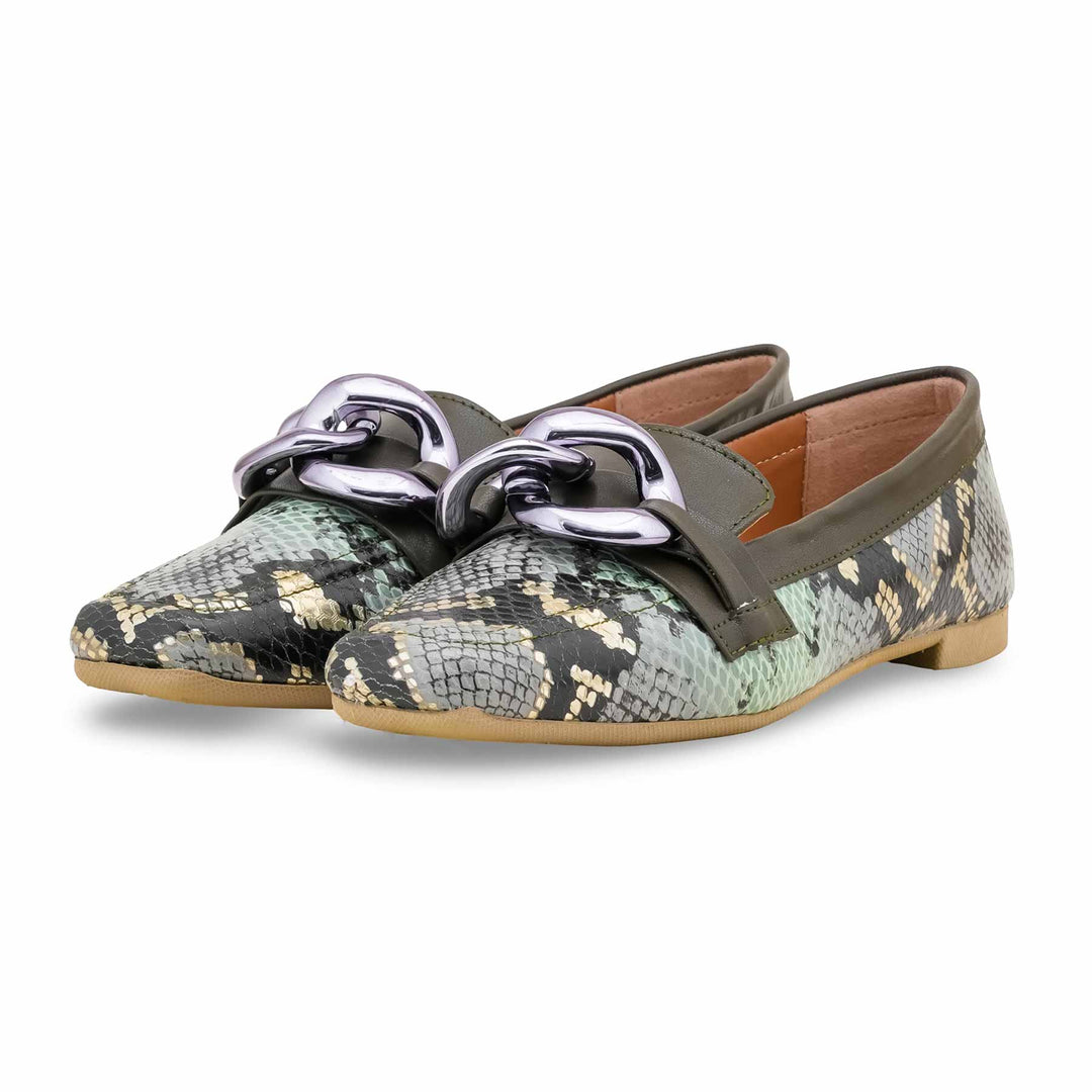 Green Moccasin WN4564